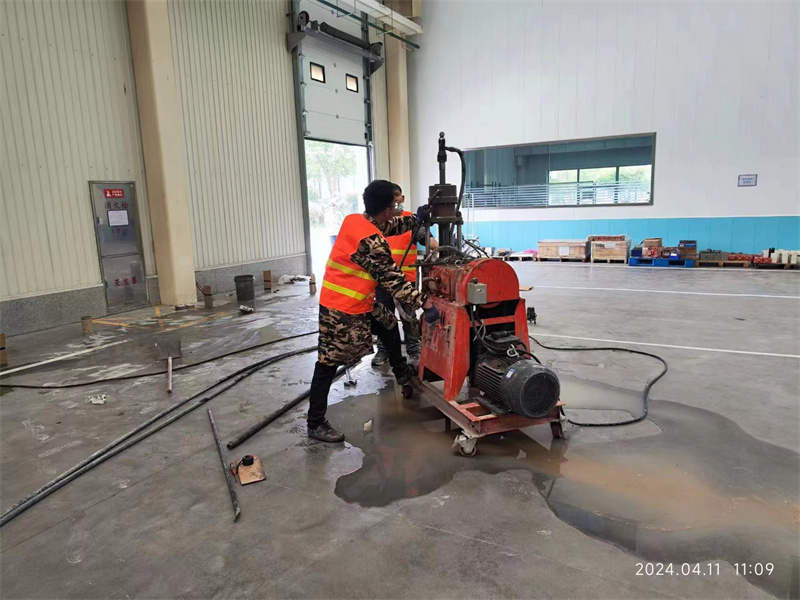 汉台厂房地面下沉塌陷注浆加固施工